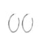 Silver Large Maji Hoops