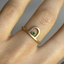 Arch Ring with Emerald