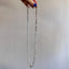 Vintage Chunky Silver Figaro chain