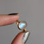 14k Rose Cut Moonstone Ring