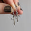 Silver Cross Earrings