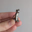 Taxco Silver Cat Pendant