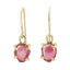 Pink Tourmaline Drop Earrings