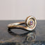 Pink Spinel Spiral Ring