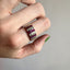 Vintage Ruby Stripe Ring