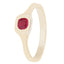 Ruby Cushion Solitaire