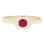 Ruby Cushion Solitaire