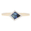 Two Toned Sapphire Kite Ring