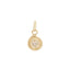 Mini Champagne Diamond Spiral Charm