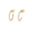 Gold Soft Huggie Hoops