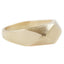 Gold Plane Signet Ring