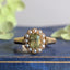Chartreuse Flower Ring
