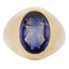 Sapphire Intaglio Ring