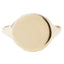 Gold Circle Signet Ring