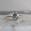 Gray Rosecut Sapphire Ring