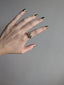 Mixed Metal Spiral Signet Ring