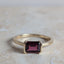 Vivant Rhodolite Garnet Solitaire Ring