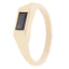 Sapphire Baguette Signet Ring