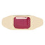Orchid Signet Ring