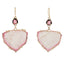 Watermelon Tourmaline Statement Earrings