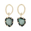 Green Tourmaline Drop Earrings