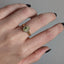 Chartreuse Flower Ring