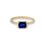 Vivant Blue Sapphire Solitaire Ring