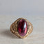 Garnet Cabochon Signet
