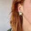 Vintage Gold Star Studs