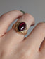 Garnet Cabochon Signet
