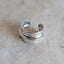 Silver Wide Ridge Ear Cuff