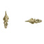 Gold Fern Studs