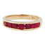 Channel Set Ruby Ring