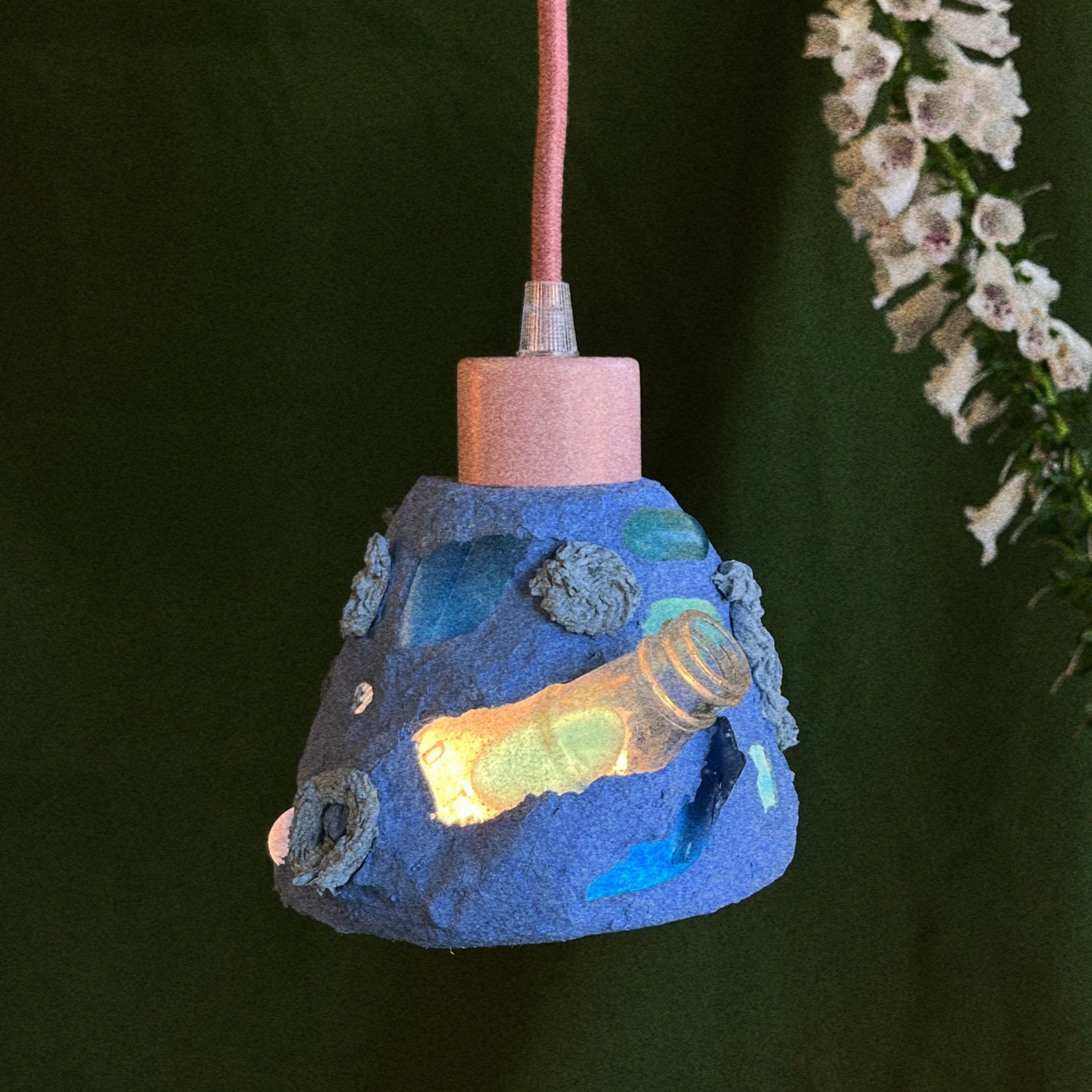 Blue Bottle Light Pendant - Thumbnail 3