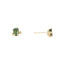 Green Sapphire Petra Prong Stud Earrings