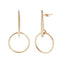 Gold Stick Hoops