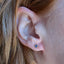 Purple Spinel Wrap Studs