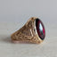 Garnet Cabochon Signet
