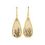 Dendritic Agate Pear Earrings