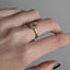 Chartreuse Flower Ring