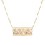 Sunstone Trillion Necklace