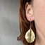 Bronze Ridge Fan Earrings