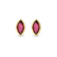 Rhodolite Garnet Marquise Stud Earrings