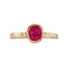 Petra Oval Ruby Ring