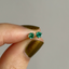 Emerald Cocktail Stud Earrings