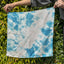 Botanical Silk Scarf (Indigo Leaf)