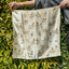 Botanical Silk Scarf (Coreopsis Leaf)