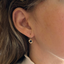 Blue Sapphire Trillion Wrap Drops