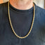 Thick Two Tone Rope Chain