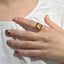 Citrine Portrait Ring